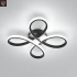 LED-laetuli ruumidele, lillekujuline, 30W, must