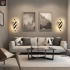 LED-seinavalgusti, spiraaldesign, 22W, must
