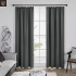 Pimendavad termokardinad 240x140 cm, krookepaelaga, tumehall, 2tk