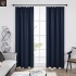 Pimendavad termokardinad 200x140 cm, krookepaelaga, tumesinine, 2tk