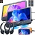 Auto DVD mängija, 2 monitori, HDMI sisend, seinalaadija, Hall