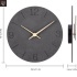 Vaikne seinakell, kvartsmehhanism, 30 cm, must