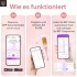 Basaaltermomeeter Bluetoothiga, automaatne BBT-sünkroonimine, roosa