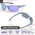 Sportpäikeseprillid, polariseeritud, UV400 Kaitse, Matt-lilla