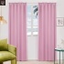 Pimendavad termokardinad 200x140cm, krookepaelaga, roosa, 2tk