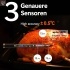Liha termomeeter, Bluetooth, Veekindel, Suure ekraaniga, Must