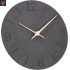 Vaikne seinakell, kvartsmehhanism, 30 cm, must