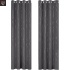 Pimendavad termokardinad 240x140 cm, rõngastega, tumehall, 2tk