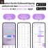 Basaaltermomeeter, digitaalne, tagantvalgustusega, lilla