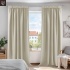 Pimendavad termokardinad 210x140 cm, kogumislindiga, kreem, 2tk