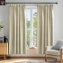 Pimendavad termokardinad 213x107cm, krookepaelaga, beež, 2tk