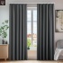 Pimendavad termokardinad 245x140 cm, krookepaelaga, tumehall, 2tk