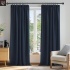 Pimendavad termokardinad 200x140 cm, krookepaelaga, tumesinine, 2tk