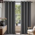 Pimendavad termokardinad 220x140 cm, rõngastega, tumehall, 2tk